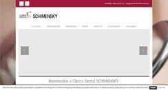 Desktop Screenshot of clinicadentalschimensky.com